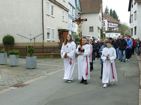Karfreitagsliturgie und Karfreitagsprozession in Naumburg (© Karl-Franz Thiede)